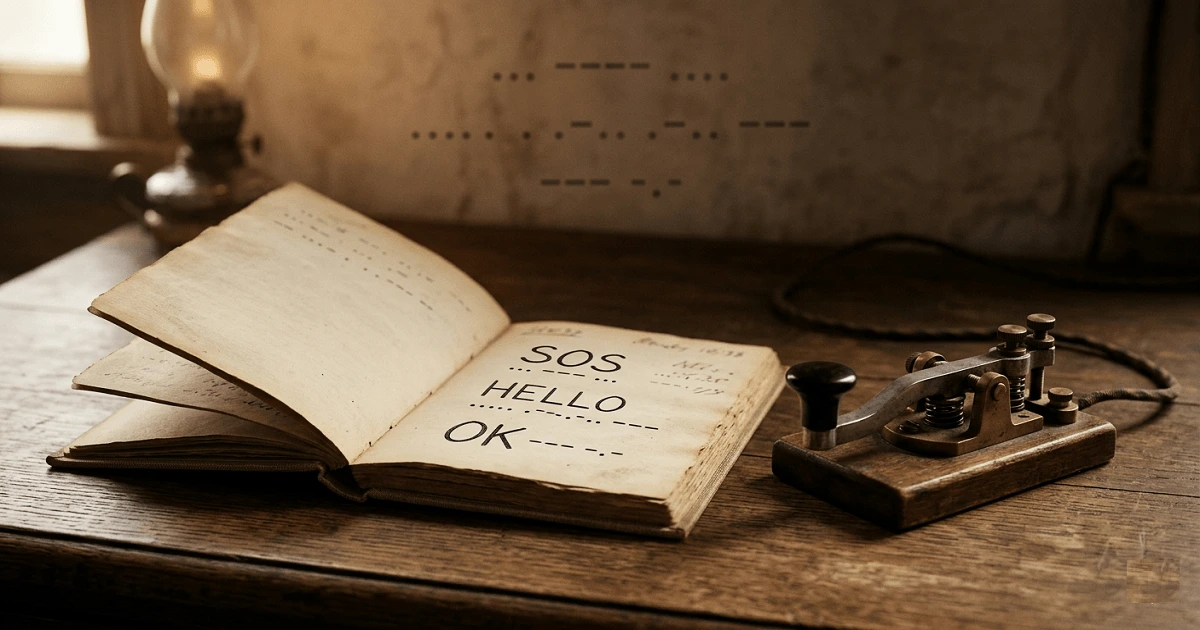 Morse code words and phrases through history