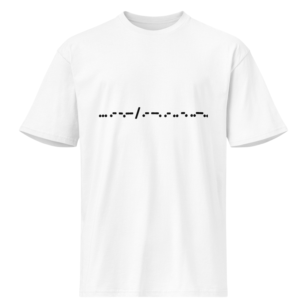 Say Again? Morse Code T-shirt